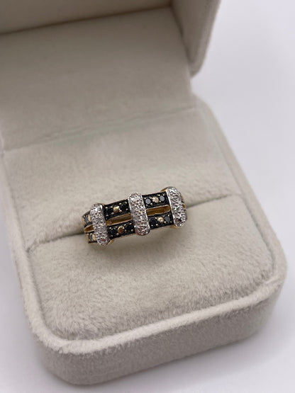 9ct gold diamond ring