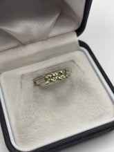 Load image into Gallery viewer, 9ct gold quartz and zircon ring
