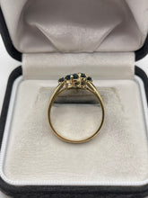 Load image into Gallery viewer, 9ct gold blue topaz ring
