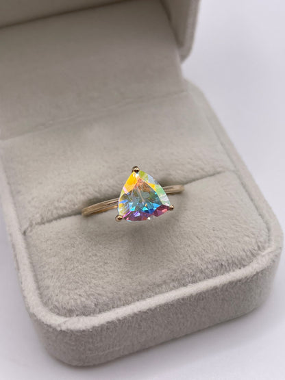 9ct gold turquoise ring