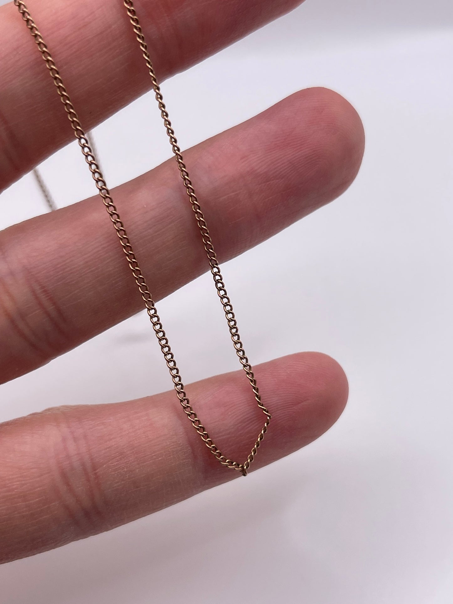 9ct rose gold chain 189