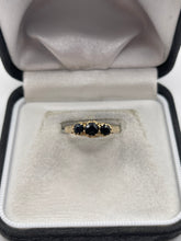 Load image into Gallery viewer, 9ct gold sapphire ring
