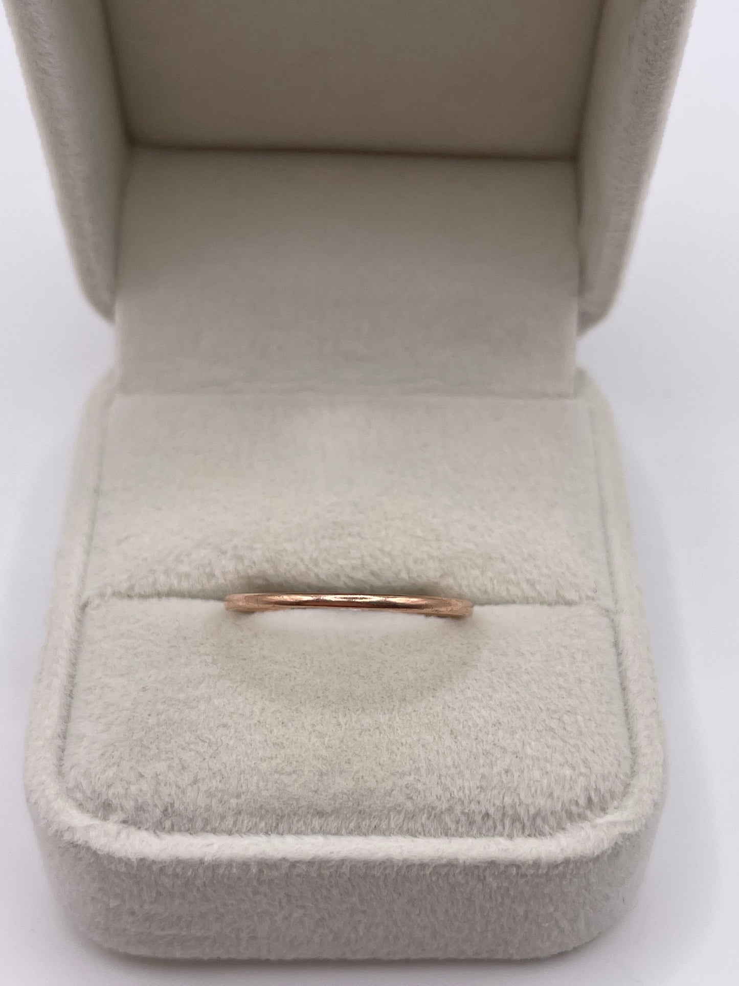 9ct rose gold band