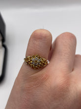 Load image into Gallery viewer, 9ct gold citrine and zircon ring
