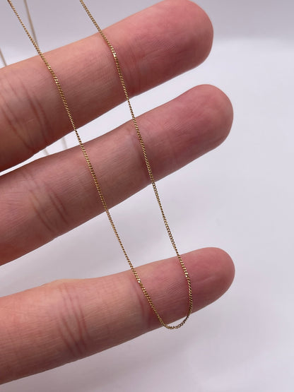 9ct gold chain 185