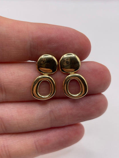18ct gold earrings