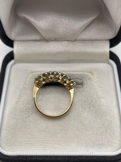 9ct gold topaz ring