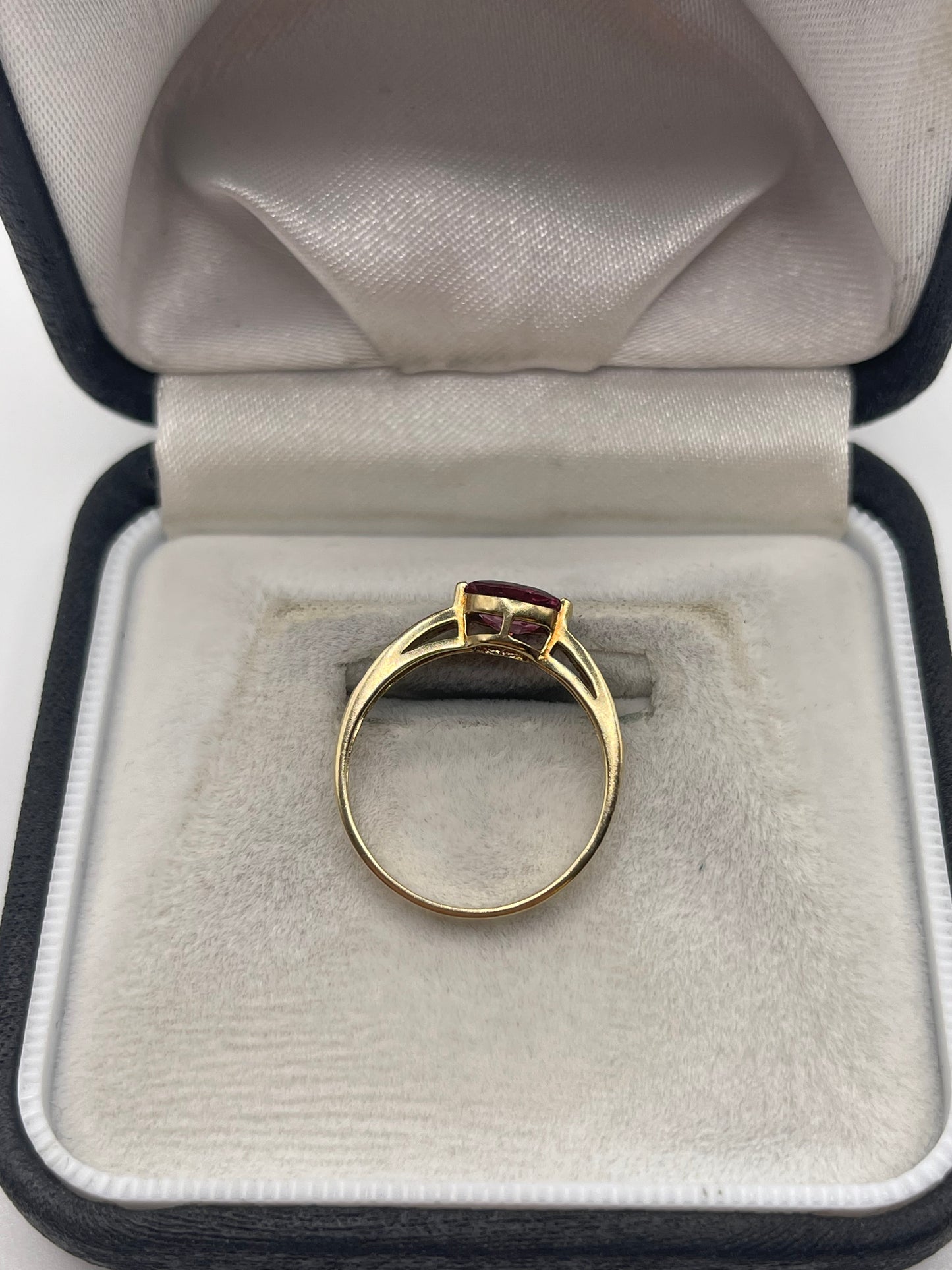 9ct gold tourmaline and diamond ring