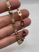 Load image into Gallery viewer, 9ct gold opal bracelet
