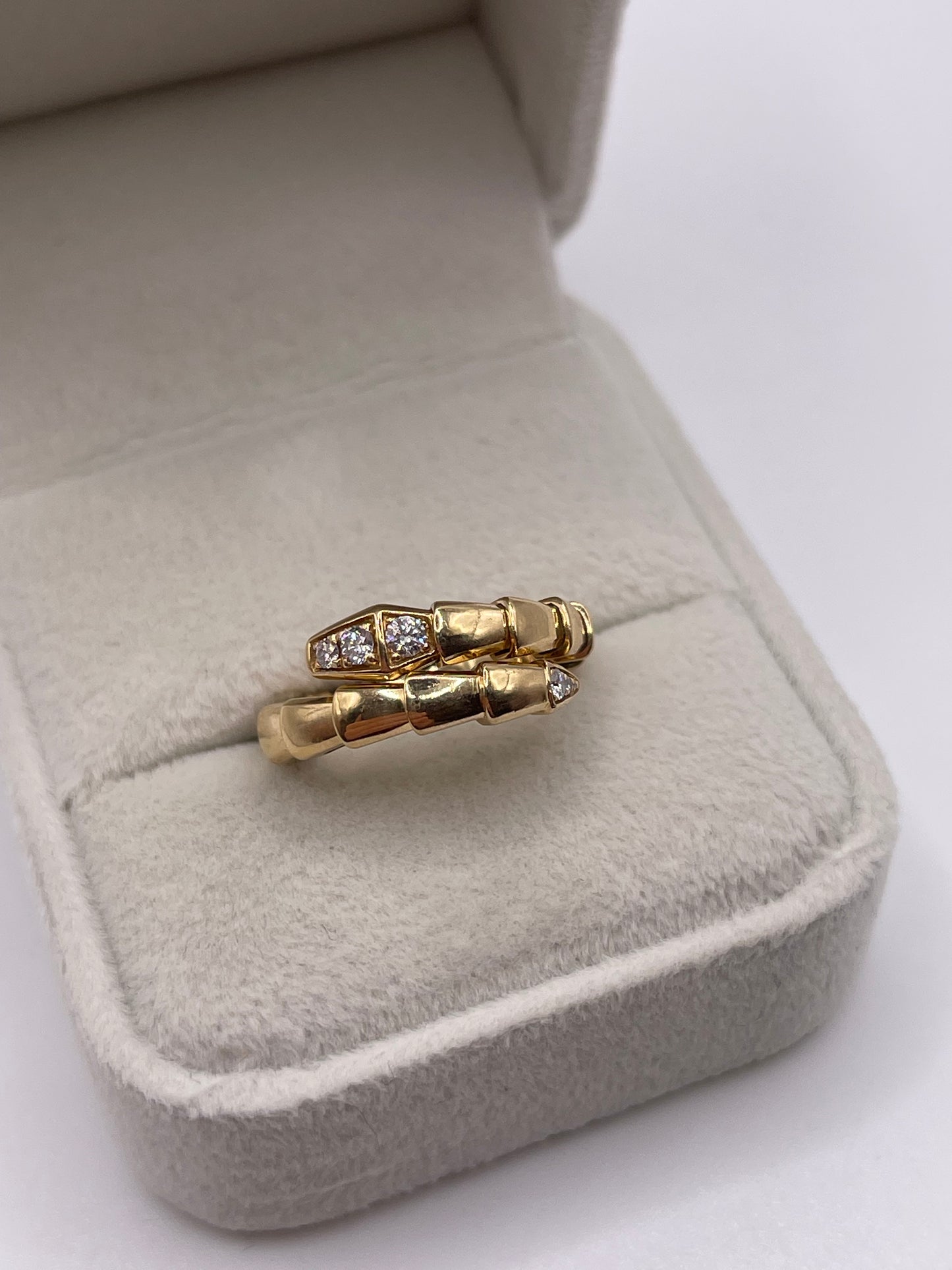 Bvlgari 18ct gold Serpenti Viper ring