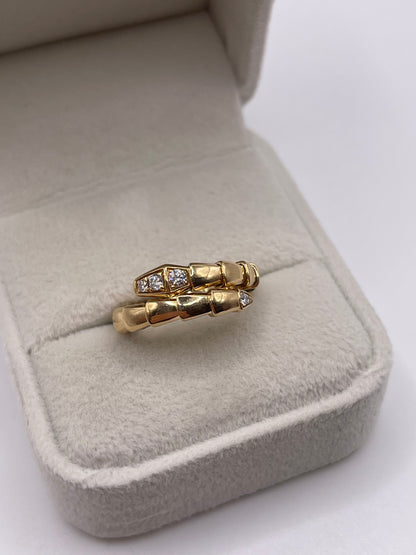 Bvlgari 18ct gold Serpenti Viper ring