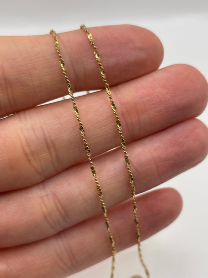 9ct gold chain 165