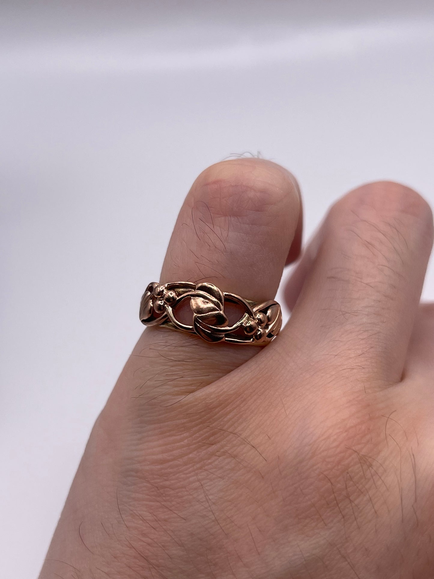 Clogau 9ct two tone gold ring