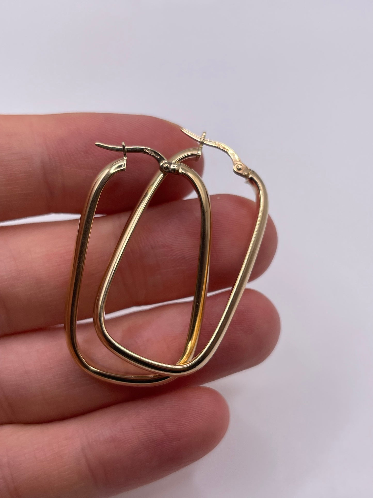 9ct gold Creole earrings