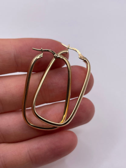 9ct gold Creole earrings