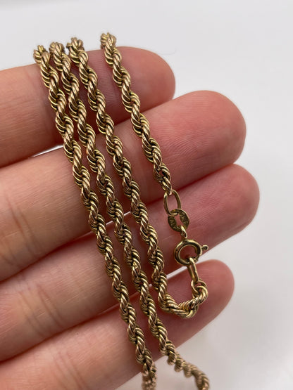 9ct gold chain 167
