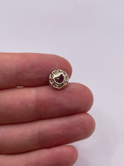 9ct gold tanzanite and diamond pendant