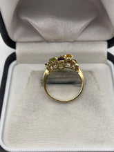 Load image into Gallery viewer, 9ct gold multi gemstone ring
