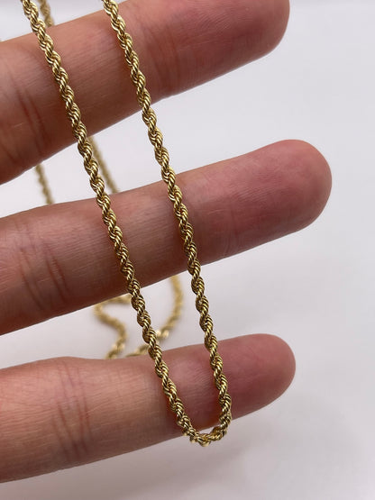 9ct gold chain 296