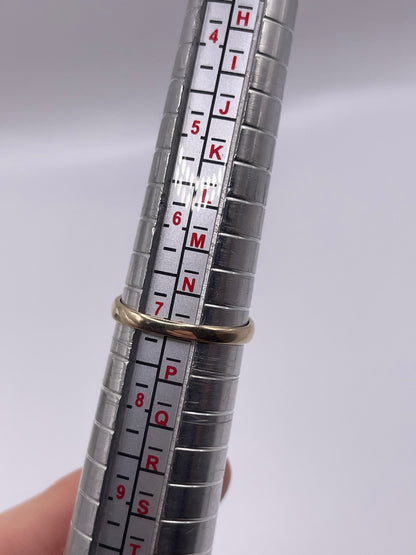 9ct gold citrine gypsy ring