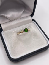 Load image into Gallery viewer, 9ct gold diopside ring
