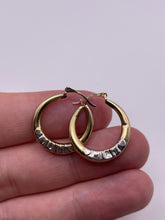 Load image into Gallery viewer, 9ct gold creole earrings
