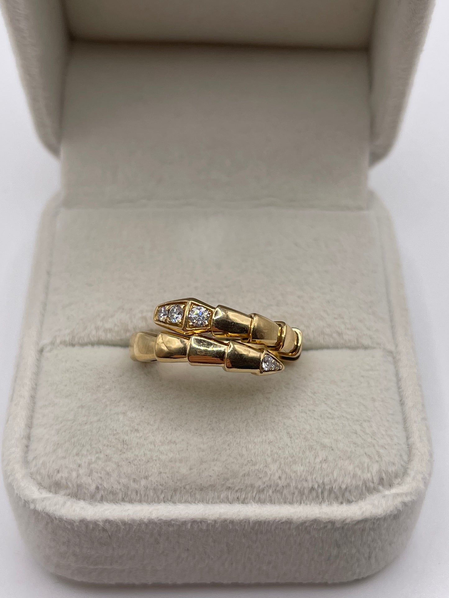Bvlgari 18ct gold Serpenti Viper ring