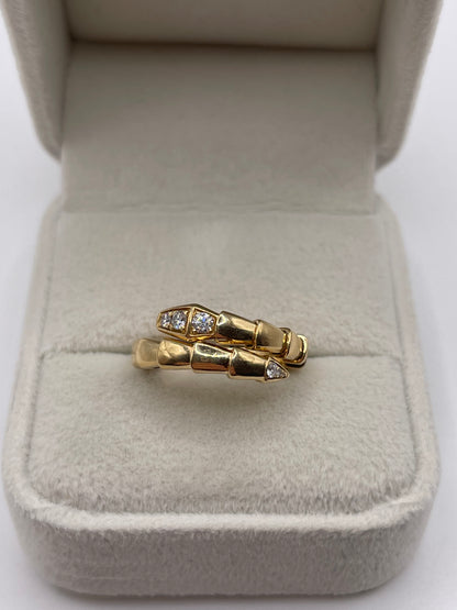 Bvlgari 18ct gold Serpenti Viper ring
