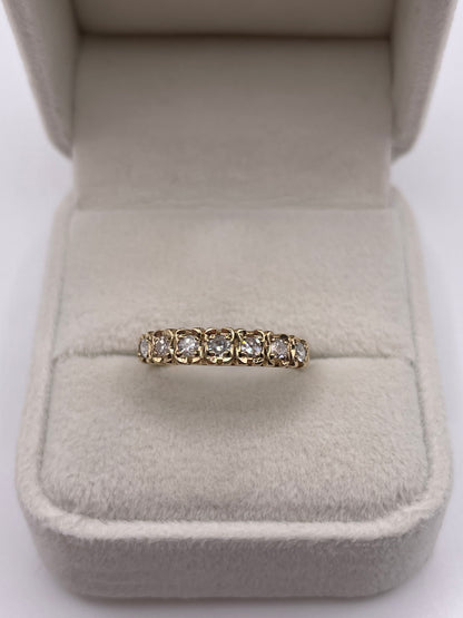 9ct gold diamond ring