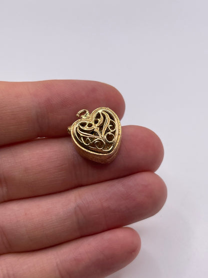 9ct gold ring box charm