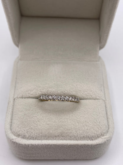 9ct gold diamond ring