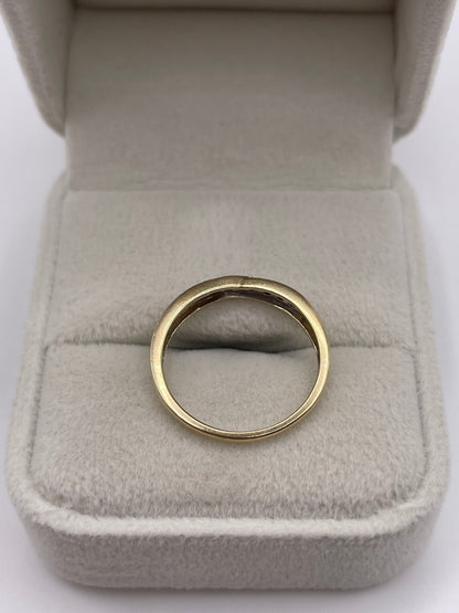 9ct gold diamond ring