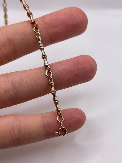 9ct tri gold bracelet