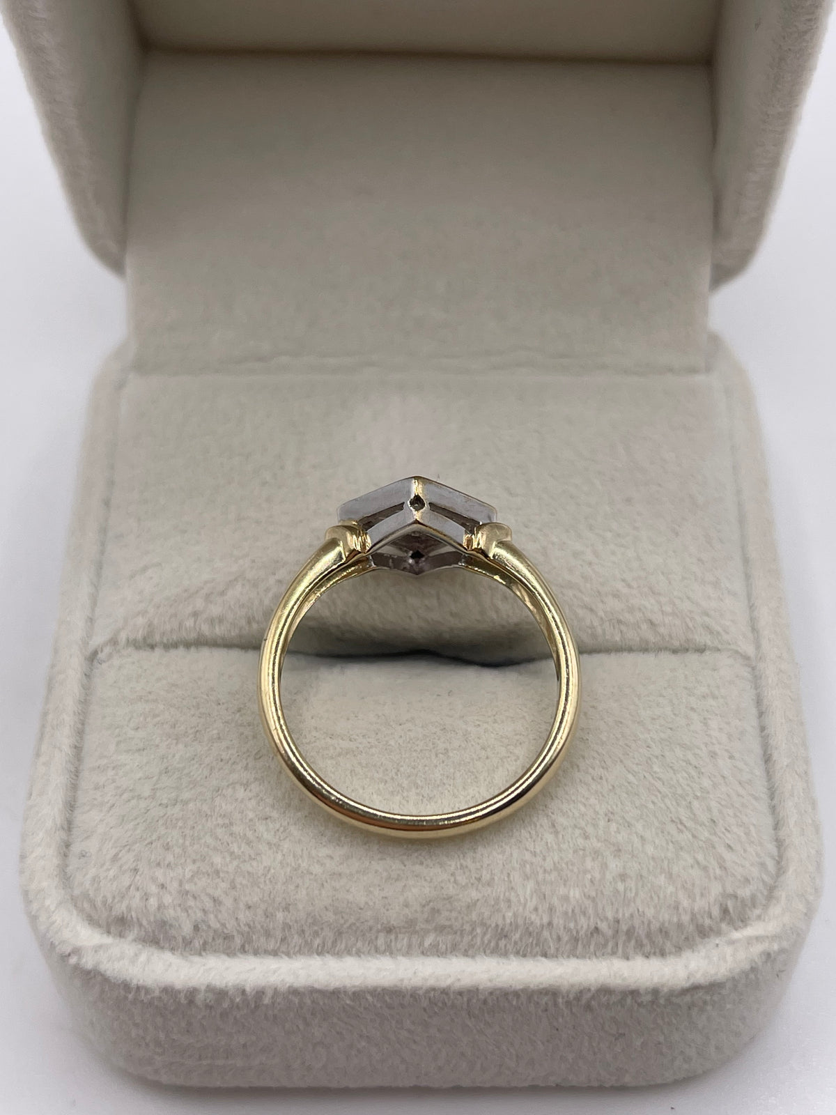 9ct gold diamond cluster ring