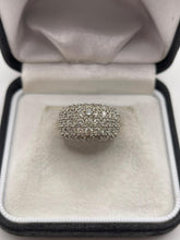 Load image into Gallery viewer, 9ct gold diamond cluster ring
