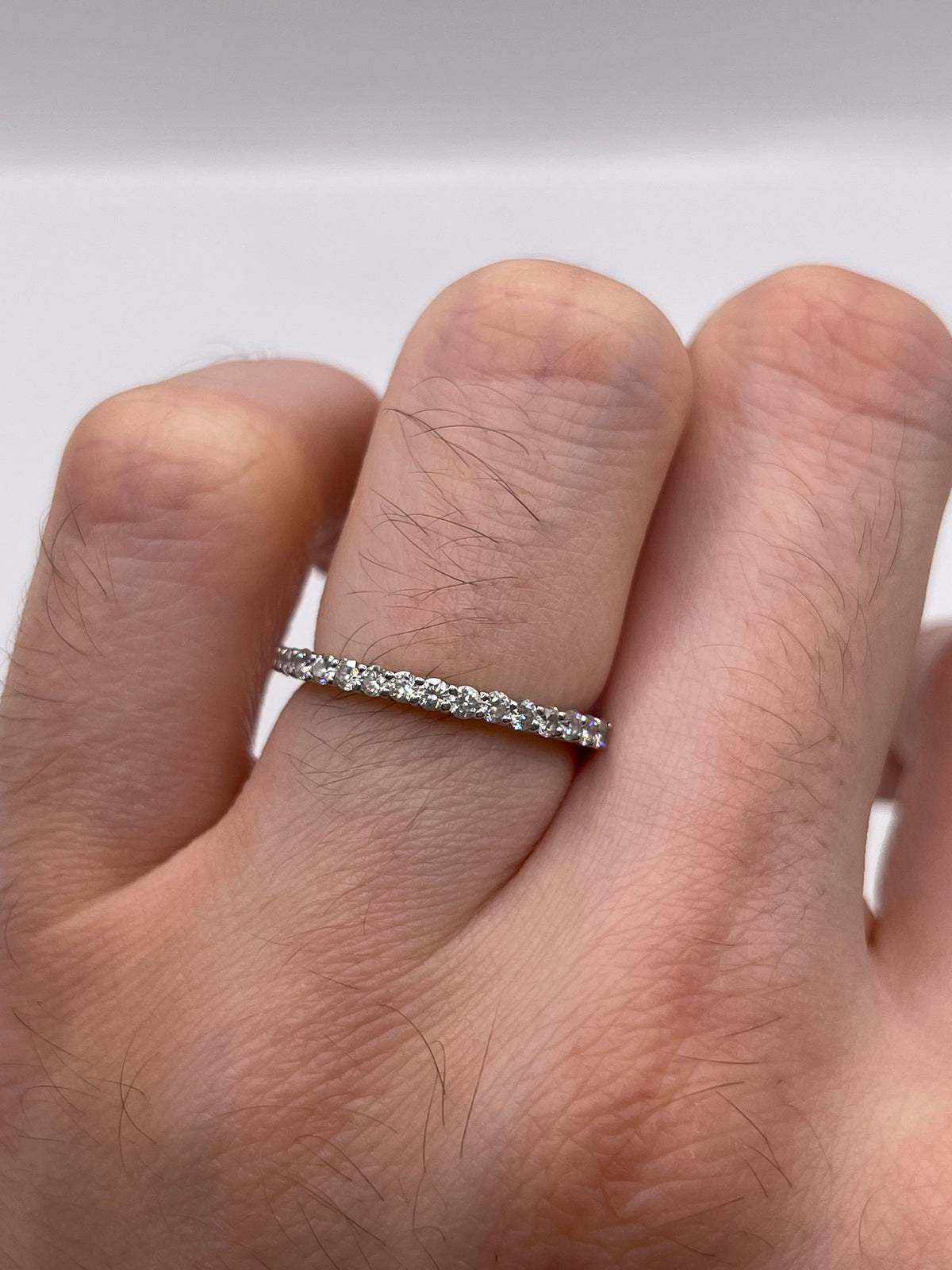 18ct white gold diamond ring
