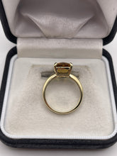 Load image into Gallery viewer, 9ct gold citrine ring
