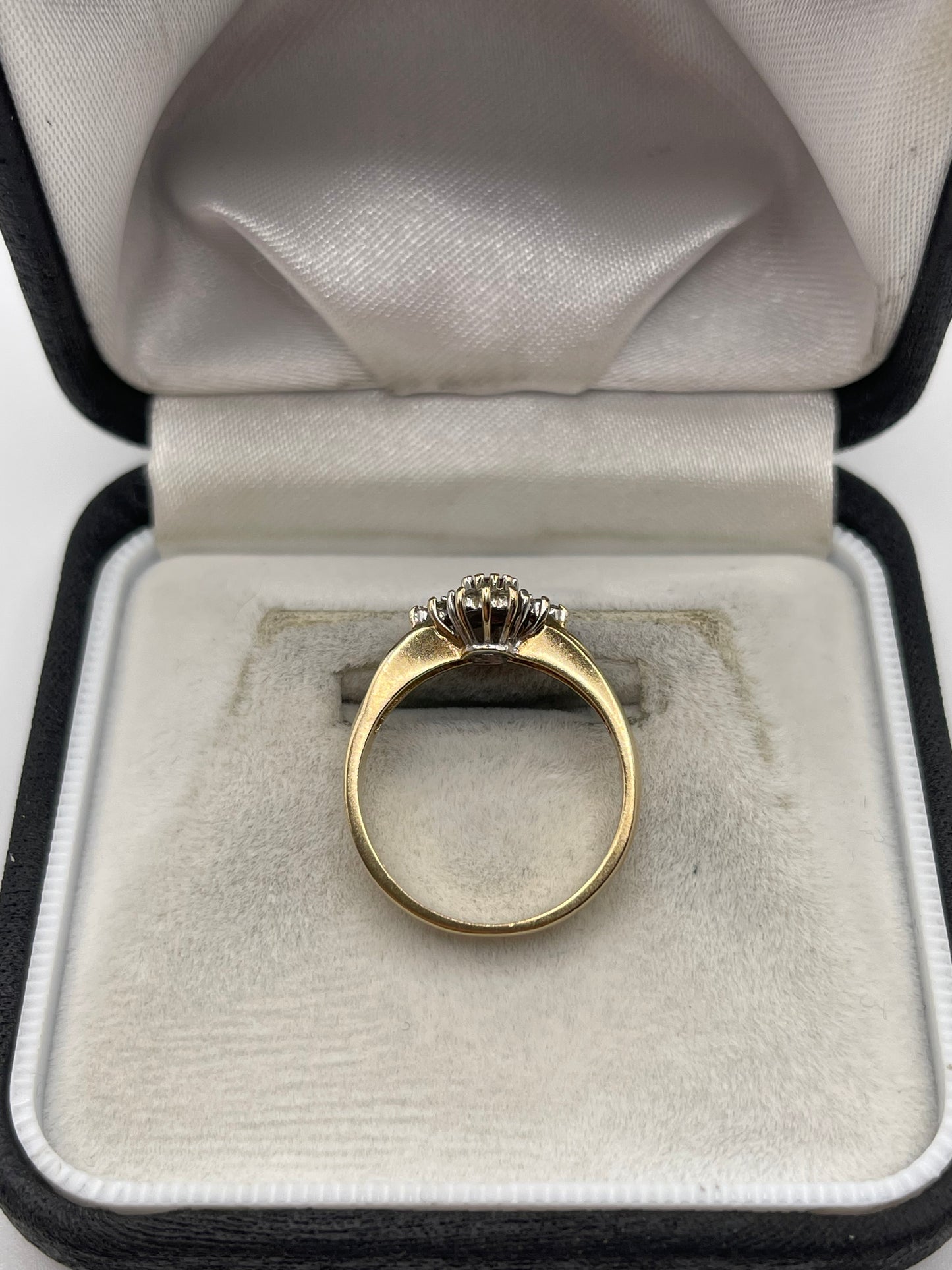 9ct gold ruby and diamond ring