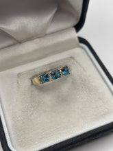 Load image into Gallery viewer, 9ct gold topaz and diamond ring
