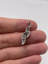Load image into Gallery viewer, 9ct white gold diamond pendant
