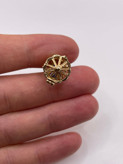 9ct gold birdcage charm
