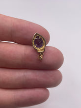 Load image into Gallery viewer, 9ct gold amethyst pendant
