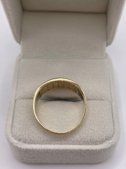 9ct gold diamond ring