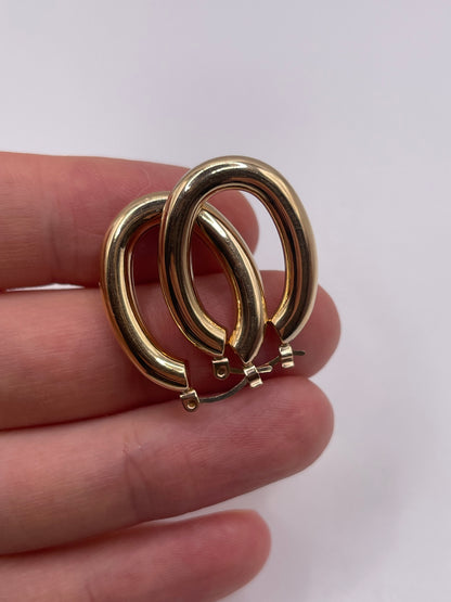 9ct gold Creole earrings