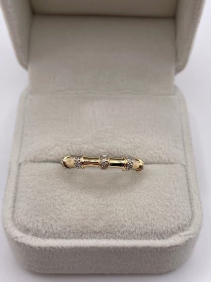 14ct gold diamond ring