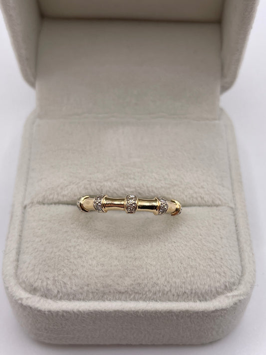 14ct gold diamond ring
