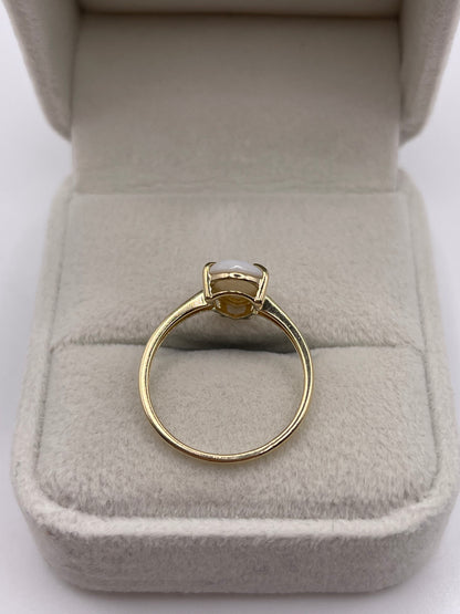 9ct gold opal ring