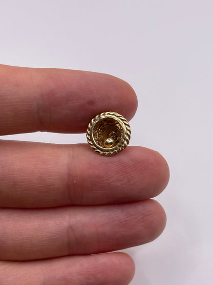 9ct gold bell charm