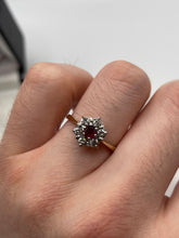 Load image into Gallery viewer, 18ct gold ruby and diamond ring
