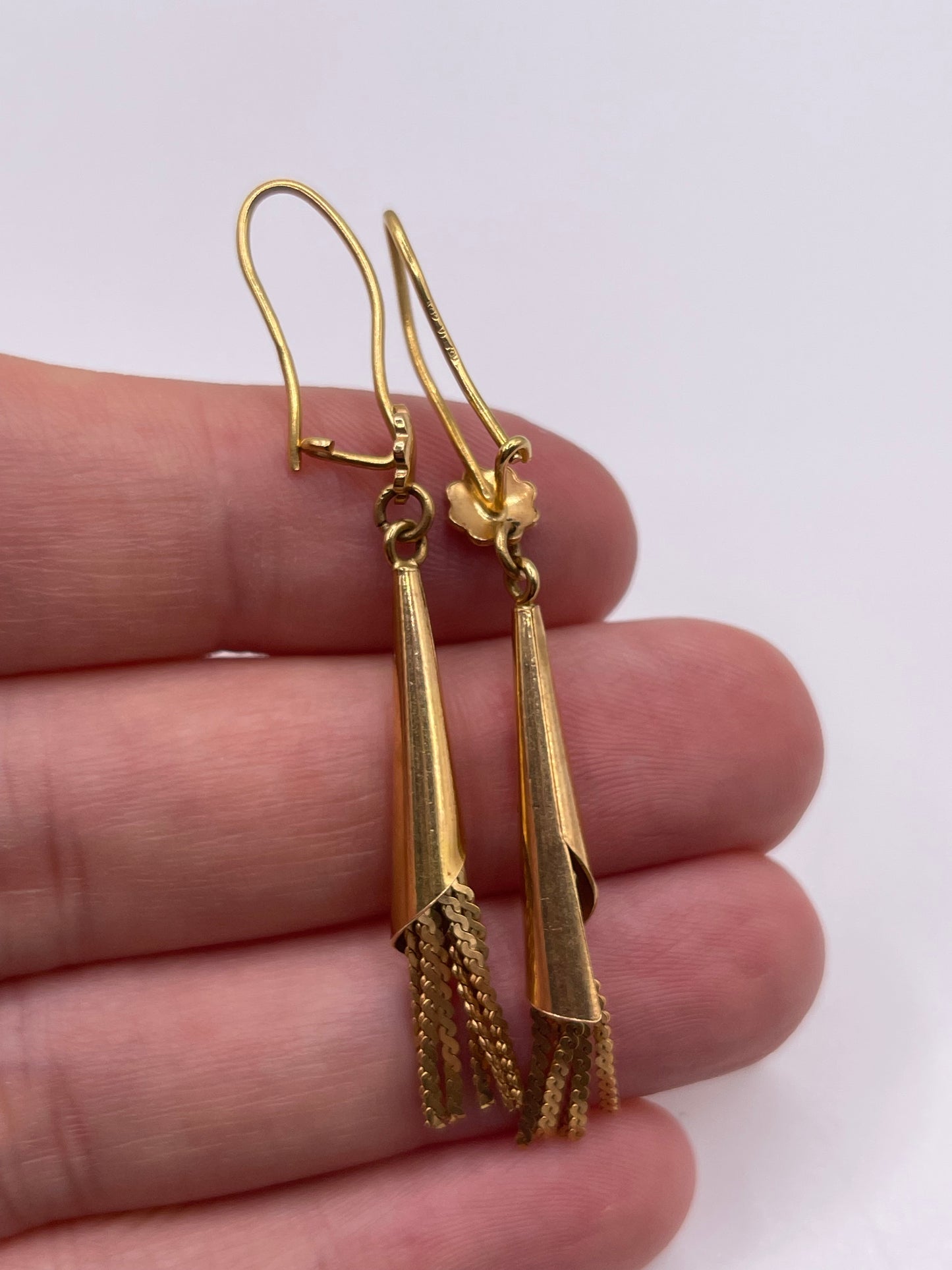 18ct gold earrings